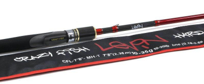 Спиннинг Crazy Fish Levin CFL-7'3"-MHT 2.20m 7-28gr