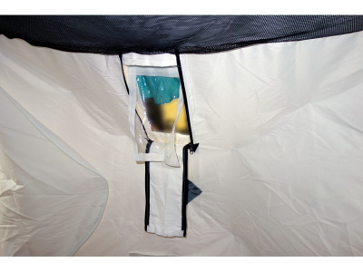 Всесезонная палатка Призма Шелтерс (2-сл) 185*185 (бело-зеленый)