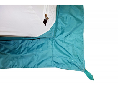 Всесезонная палатка Призма Шелтерс (2-сл) 185*185 (бело-зеленый)