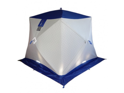 Зимняя палатка Призма Термолайт 185*185 Композит (3-сл) (бело-синий)