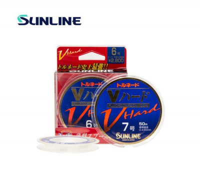 Флюорокарбон Sunline FC Tornado V Hard HG 50м PE#2.75/11lb/5.5kg/0.274mm