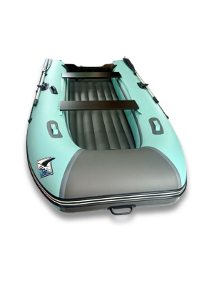 Лодка ПВХ ORCA 305НД (бирюзово - серый)