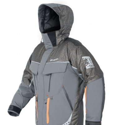 Костюм-поплавок зимний рыболовный Graff (WARMGUARD) 217-O-B L (182-188)