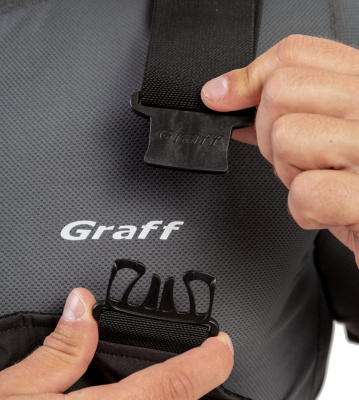 Костюм рыболовный Graff (поплавок -15°С) (215ОВ-11 черно-оранжевый) размер L (182-188)