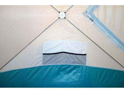 Всесезонная палатка Призма Шелтерс 185*185 (1-сл) (бело-синий)