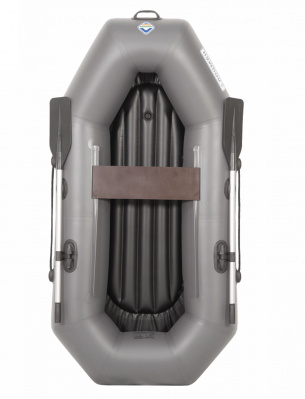 Лодка гребная Лоцман Стандарт 220 ВНД (серый)