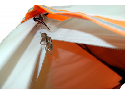 Зимняя палатка Призма Премиум STRONG (2-сл) 225*215 (бело-синий)