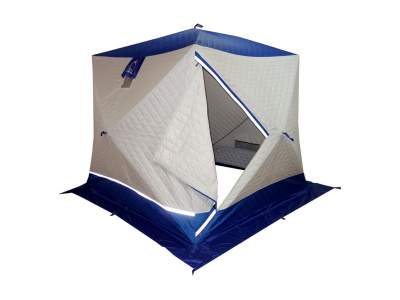 Зимняя палатка Призма Премиум Термолайт 215*215 Композит (3-сл) (бело-синий)