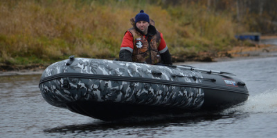 Лодка ПВХ Хантер 350 ПРО Камуфляж