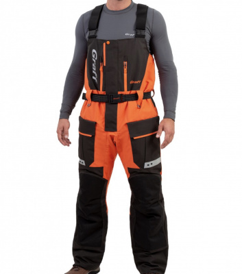 Костюм рыболовный Graff (поплавок -15°С) (215ОВ-11 черно-оранжевый) размер L (176-182)