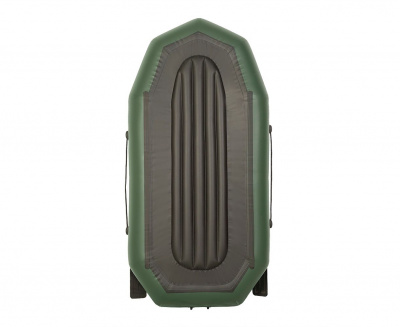 Лодка гребная под мотор Лоцман Профи 260 ВНД (зелёный)