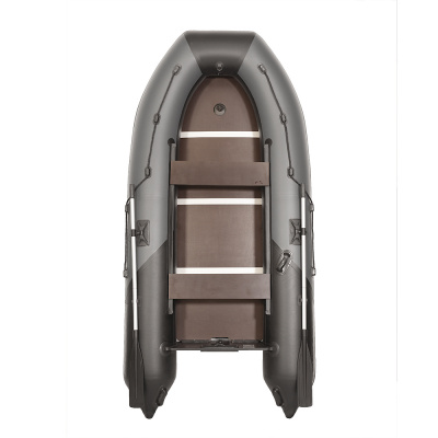 Лодка моторная килевая Пилот М-320 ЖС (серый-чёрный)